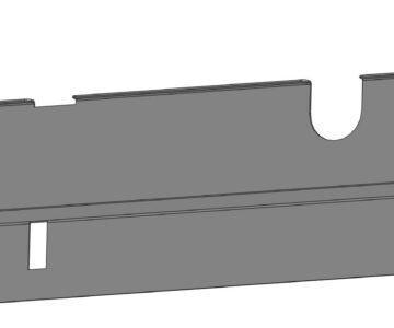Чертеж Декоративная накладка радиатора Subaru Forester SG