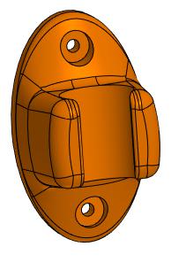 3D модель Держатель для душевой лейки
