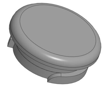 3D модель Заглушка в бампер газ чайка 14