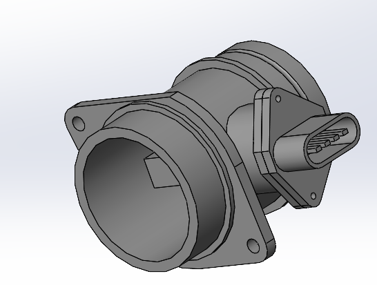 3D модель Датчик массового расхода воздуха  ДМРВ ВАЗ 2115 8v 1,5i
