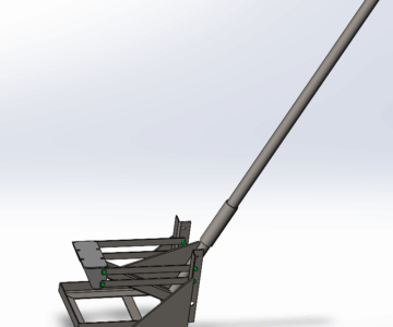 3D модель Домкрат механический грузоподъёмностью 1 тонна