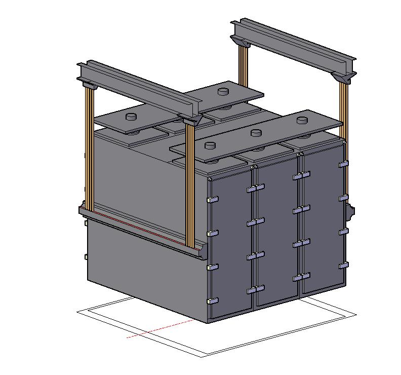 3D модель 3D модель рассев DPAK 624 и DPAK 824