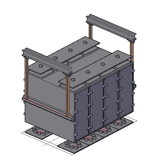 3D модель 3D модель рассев DPAK 624 и DPAK 824