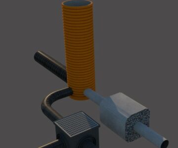 3D модель Дренажная система для дачного участка