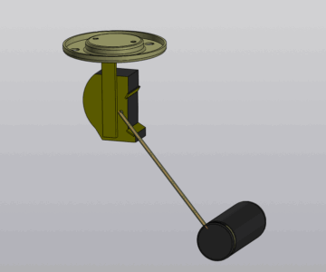 3D модель 3Д модель датчика указателя уровня топлива ДУУТ.581.3827-70Л