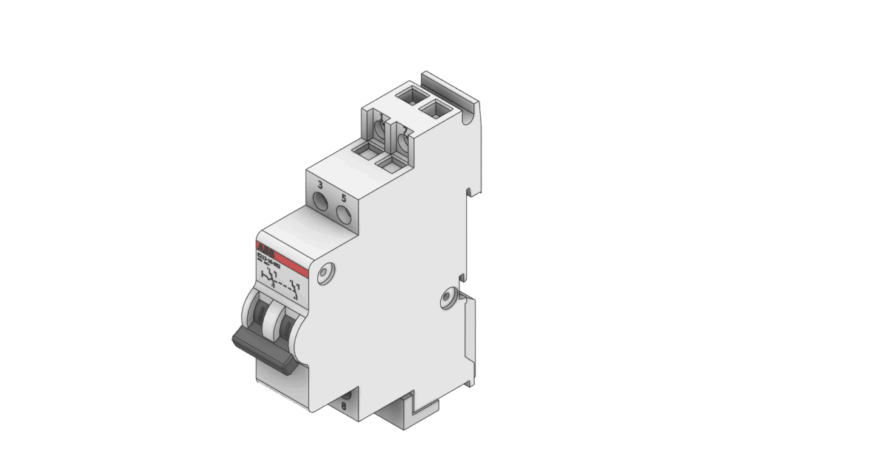 3D модель АВВ E213-16-002 Переключатель