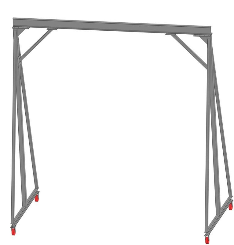 3D модель Передвижная балка на вес до 3 тонн