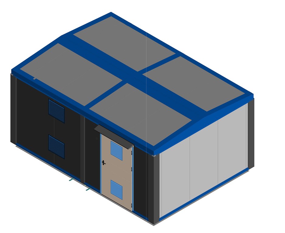 3D модель 3D модель Блочно-модульной 2КТП-1250-15/0,4 кВ