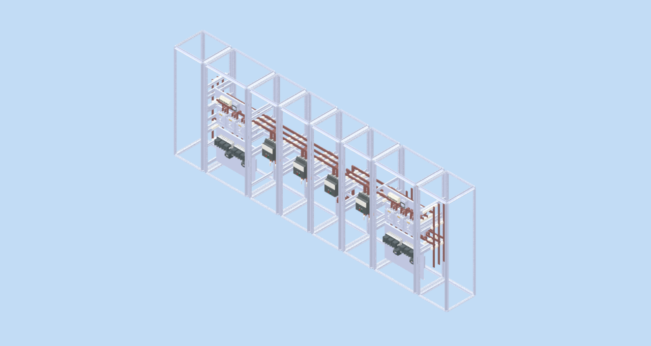 3D модель Силовые распределительные шкафы серии System pro E Power