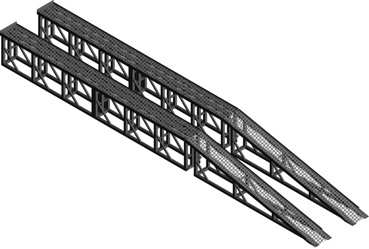 3D модель Эстакада длиной 16 м