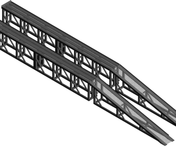 3D модель Эстакада длиной 16 м