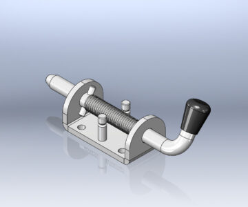3D модель Фиксатор защелка 023000