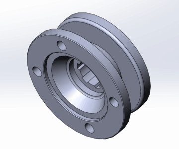 3D модель Фланец вала промежуточного ВАЗ-2121 21213-2201100