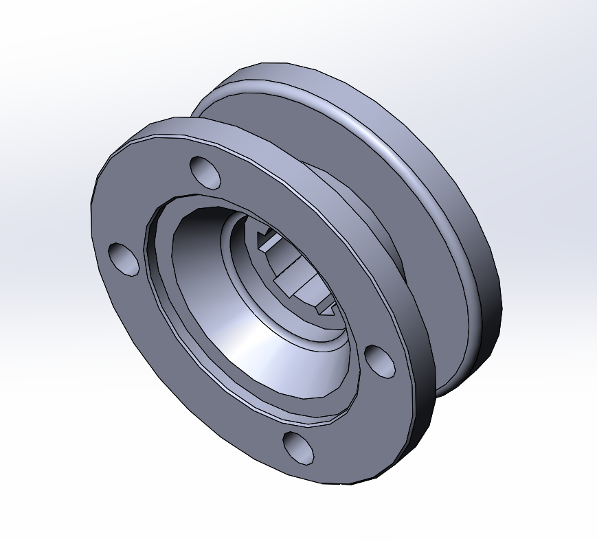 3D модель Фланец вала промежуточного ВАЗ-2121 21213-2201100