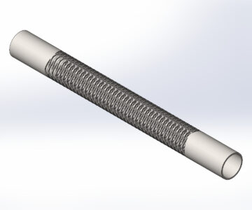 3D модель Перфорированная трубка для лазерной резки