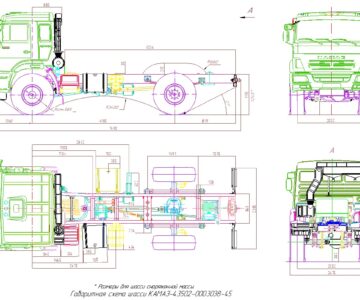 3D модель Шасси КАМАЗ-43502-0003038-45