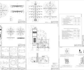 Чертеж Повышение качества сушки зерна модернизацией зерносушилки ДСП-32 разработкой камеры нагрева тарельчатого типа позволяющей обеспечить равномерность сушки сырья и увеличить скорость сушки
