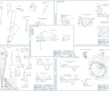Чертеж Проектирование и исследование механизма автомобиля с двухтактным двигателем внутреннего сгорания