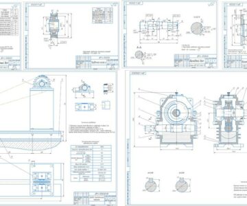 Чертеж Расчет привода строительной машины uобщ=79,76