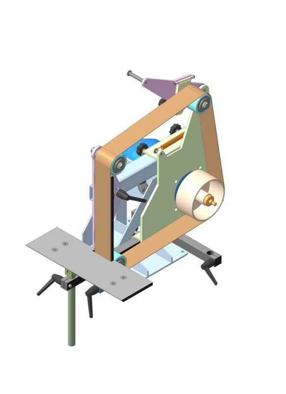 3D модель Гриндер ГЛ-3015 в сборе