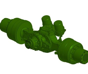 3D модель 3д модель моста заднего автомобиля МАЗ 5440