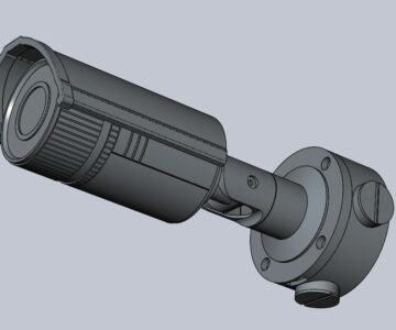 3D модель IP-камера DS-2CD2622FWD-IZS, HikVision