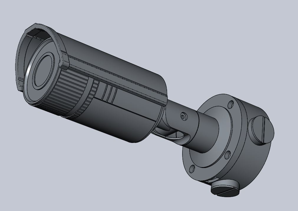 3D модель IP-камера DS-2CD2622FWD-IZS, HikVision