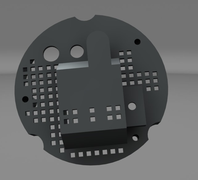 3D модель Крышка генератора задняя 466.3701
