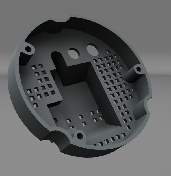 3D модель Крышка генератора задняя 466.3701