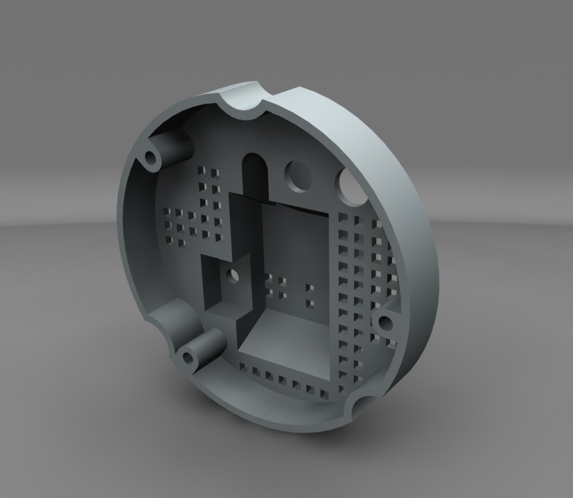 3D модель Крышка генератора задняя 466.3701