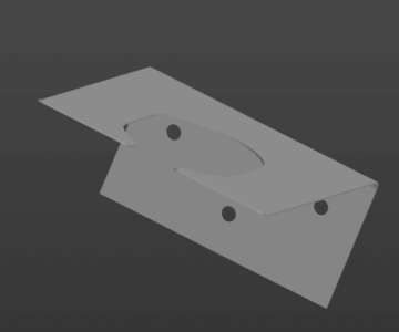 3D модель Кронштейн для Триммера