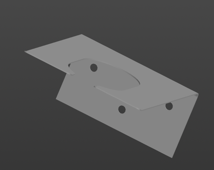 3D модель Кронштейн для Триммера