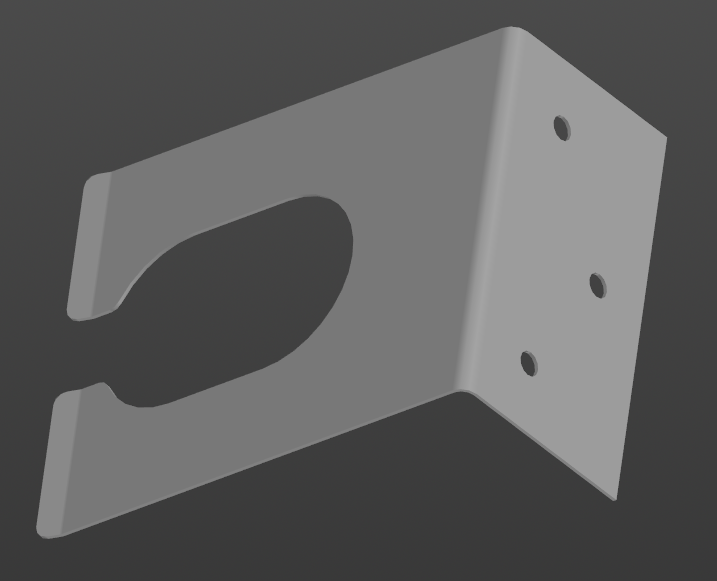 3D модель Кронштейн для Триммера