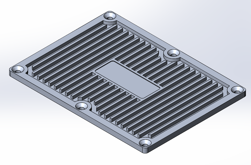 3D модель Крышка блока питания 148Х110Х5 