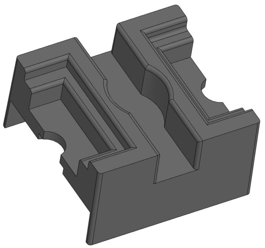 3D модель Изолятор полимерный 50-10-1 для шинодержателей