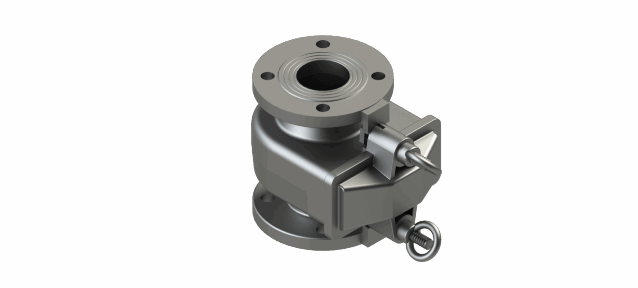3D модель Газовый фильтр DN80 и DN50
