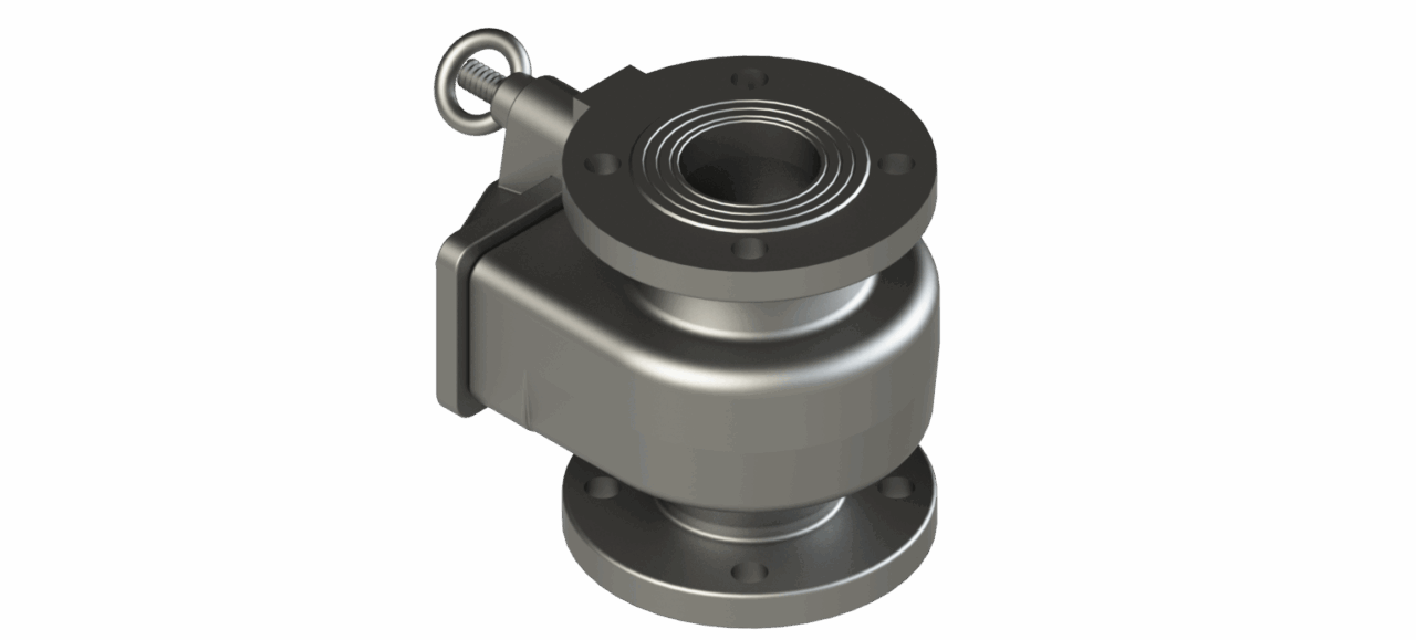 3D модель Газовый фильтр DN80 и DN50