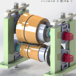 Проектирование прокатных станков, технологических переходов прокатки, прокатных валков.