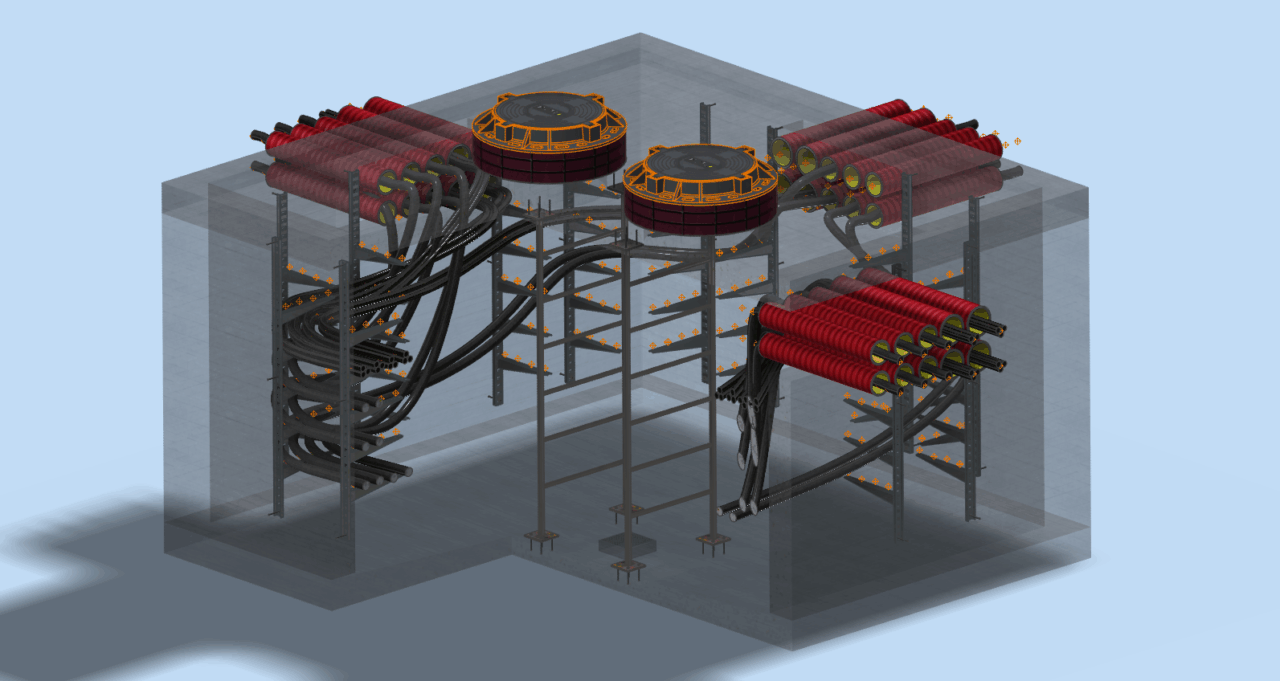 3D модель Т-образная камера трубной канализации