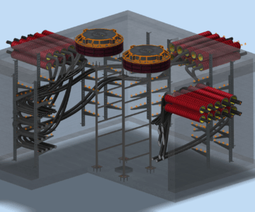 3D модель Т-образная камера трубной канализации