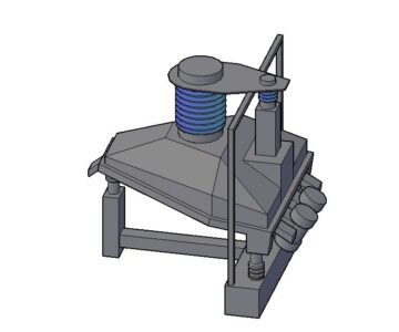 3D модель 3D модель камнеотборника TKTA 100