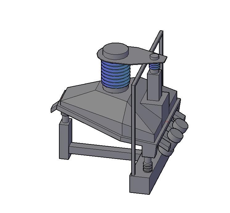 3D модель 3D модель камнеотборника TKTA 100