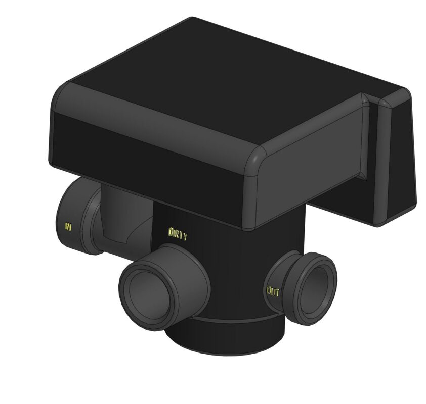 3D модель Клапан Runxin F68Q и F67Q