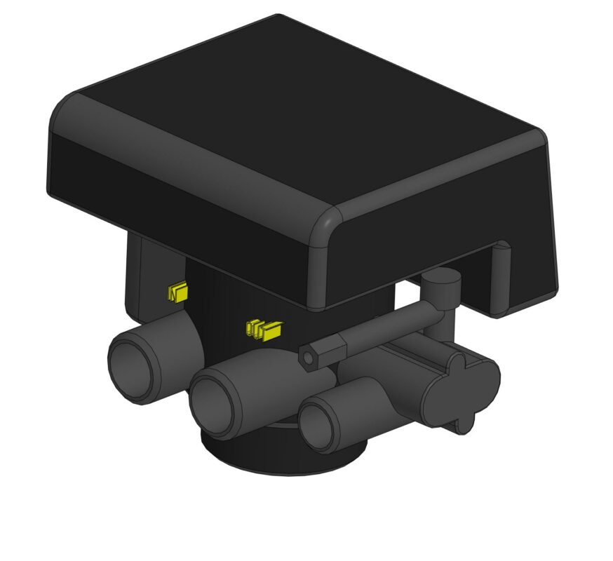 3D модель Клапан Runxin F68Q и F67Q