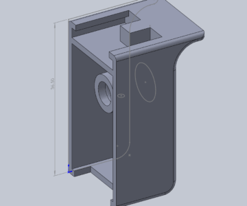 3D модель Клавиша для дрели Bosch