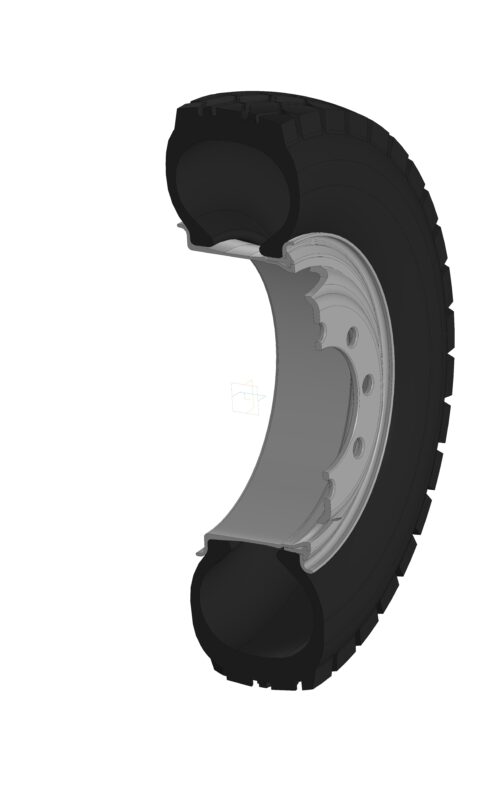 3D модель Модель колеса на Зил-130 7,0 20