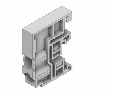 3D модель Концевой ограничитель клеммной колодки ABB BAM 0103002.26