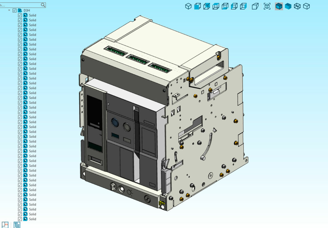 3D модель Вакуумный контактор LS Electric серии Susol (VCS)