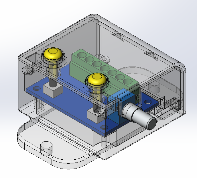 3D модель Короб ШИМ-контроллера в сборе