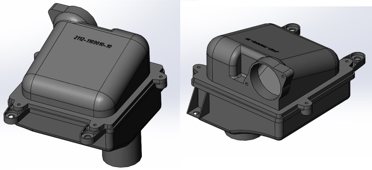 3D модель Корпус воздушного фильтра ВАЗ 2115
